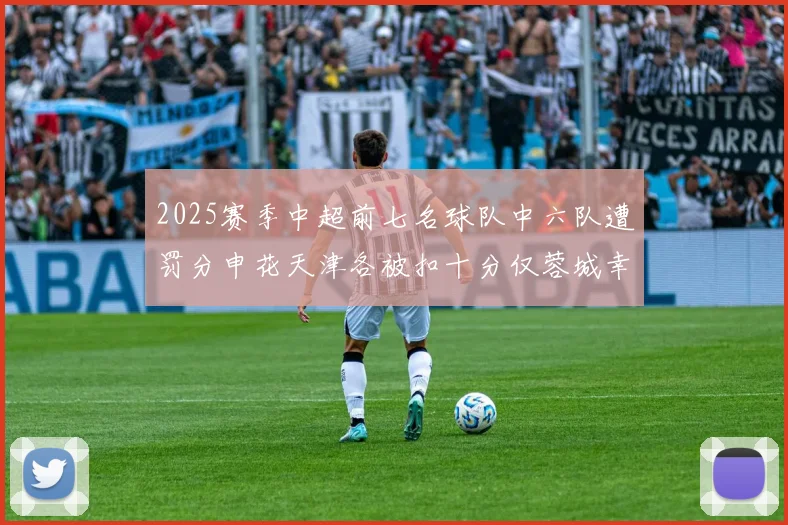 2025赛季中超前七名球队中六队遭罚分申花天津各被扣十分仅蓉城幸免