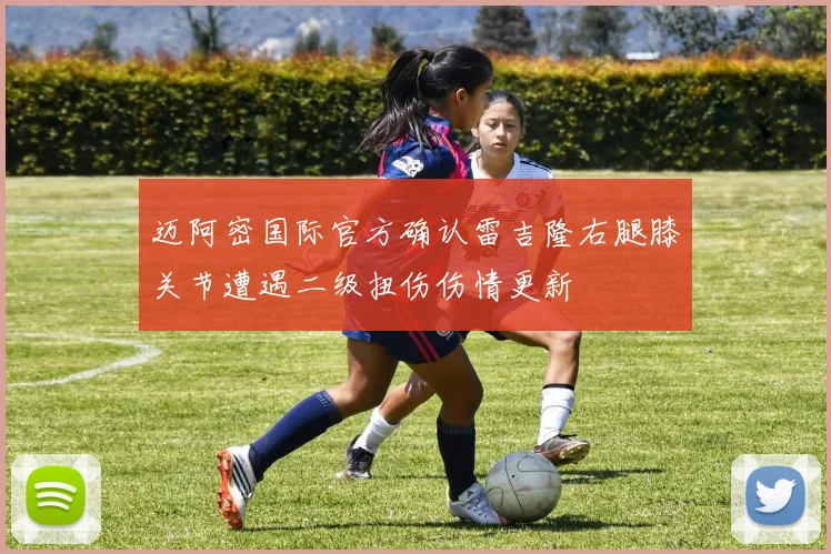迈阿密国际官方确认雷吉隆右腿膝关节遭遇二级扭伤伤情更新