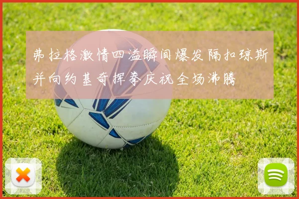 弗拉格激情四溢瞬间爆发隔扣琼斯并向约基奇挥拳庆祝全场沸腾