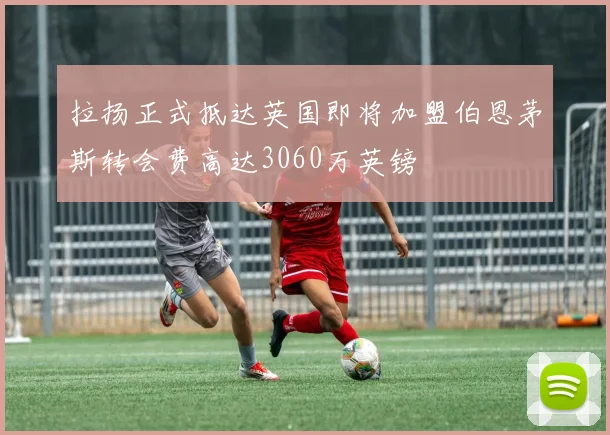 拉扬正式抵达英国即将加盟伯恩茅斯转会费高达3060万英镑